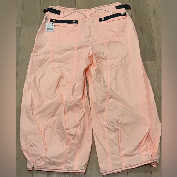 NEW Free People L Elevate Crop Pants NWT Peach Orange Spring Hiking - Picture 10 of 16